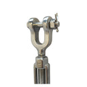 T316 Stainless Steel Marine Hook Hook Jaw Jaw Turnbuckle, Adjustable Rigging Tensioner for Cable, Chain, Rope, and Boat Hardware