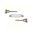 T316 Stainless Steel Marine Hook Hook Jaw Jaw Turnbuckle, Adjustable Rigging Tensioner for Cable, Chain, Rope, and Boat Hardware