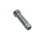 Marine T316 Stainless Steel Push And Go Swageless Dome Receiver, Cable Wire Rope Fitting for Deck, Dock, and Rail Systems - PACK 4