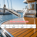 Marine Boat T316 Stainless Steel Push And Go Swageless Drop Pin, Cable Wire Rope Fitting for Deck, Dock, and Rail Systems - PACK 4