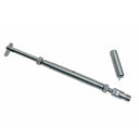 Push And Go Drop Pin Turnbuckle with 1/4"-20 Thread, Stainless Steel Cable Wire Tensioner for Cable Railing and Marine Use - PACK 4