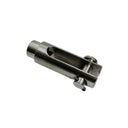 Marine T316 Stainless Steel Right Handed Threaded Yoke End, Cable Rail and Rigging Fork Terminal for Boat, Dock, and Deck Hardware