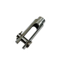 Marine T316 Stainless Steel Right Handed Threaded Yoke End, Cable Rail and Rigging Fork Terminal for Boat, Dock, and Deck Hardware