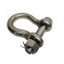 316 Stainless Steel Drop Forged Mil-Spec Bolt Pin Anchor Shackle, Marine Grade Rigging Shackle for Chain, Cable, and Lifting