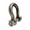 316 Stainless Steel Drop Forged Mil-Spec Bolt Pin Anchor Shackle, Marine Grade Rigging Shackle for Chain, Cable, and Lifting