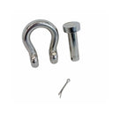 Marine Mil-Spec T316 Stainless Steel Round Pin Anchor Shackle, Forged Boat Rigging Shackle for Chain, Rope, and Cable Use