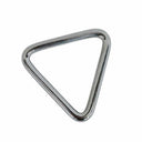 T316 Stainless Steel Triangle Ring Formed Welded Clips Buckles, Marine Grade Connector Rings for Webbing, Straps - PACK 4