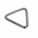 T316 Stainless Steel Triangle Ring Formed Welded Clips Buckles, Marine Grade Connector Rings for Webbing, Straps - PACK 4