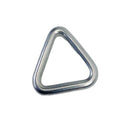 T316 Stainless Steel Triangle Ring Formed Welded Clips Buckles, Marine Grade Connector Rings for Webbing, Straps - PACK 4