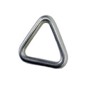 T316 Stainless Steel Triangle Ring Formed Welded Clips Buckles, Marine Grade Connector Rings for Webbing, Straps - PACK 4