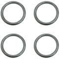 Marine Stainless Steel Round Ring Link Connector, Boat Yacht Rigging Ring for Rope, Chain, Cable, and Deck Hardware