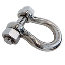 Mil-Spec Stainless Steel Bolt Pin Anchor Shackle, Marine Boat Rigging Shackle for Chain, Rope, Cable, and Anchor Use
