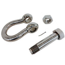 Mil-Spec Stainless Steel Bolt Pin Anchor Shackle, Marine Boat Rigging Shackle for Chain, Rope, Cable, and Anchor Use