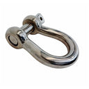 Mil Spec T316 Stainless Steel Forged Load Rated Screw Pin Anchor Shackle, Marine Grade Rigging Shackle for Chain and Cable