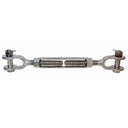 Mil Spec T316 Stainless Steel Jaw Jaw Turnbuckle, Marine Grade Rigging Tensioner with WLL for Chain, Cable, and Rope