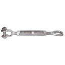 Mil-Spec T316 Stainless Steel Jaw Eye Turnbuckle, Marine Grade Rigging Tensioner for Cable, Chain, Rope, and Boat Hardware