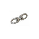T316 Stainless Steel Drop Forged Mil-Spec Eye Eye Swivel, Marine Grade Rigging Swivel for Chain, Rope, Cable, and Boat Hardware