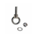 Marine T316 Stainless Steel Fully Threaded Shoulder Eye Bolt, Boat Dock Rigging Eye Screw for Cable, Chain, Rope, and Outdoor Use