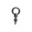 Marine T316 Stainless Steel Fully Threaded Shoulder Eye Bolt, Boat Dock Rigging Eye Screw for Cable, Chain, Rope, and Outdoor Use
