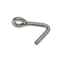 Marine Boat Stainless Steel Downhaul Hook, Rigging Lifting Hook Hardware for Sailboat, Yacht, Dock, Rope, Cable, Chain, and Marine Use