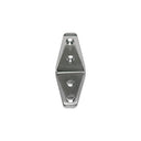 Marine Boat T316 Stainless Steel Angle Plate, Rigging Lifting Hardware for Deck, Dock, Rope, Cable, Chain - PACK 10