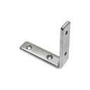 Marine Boat Rectangle Angle Plate T316 Stainless Steel, Rigging Lifting Hardware Bracket for Deck, Dock, Rope, Cable - PACK 10