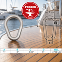 Drop Forged Wire Rope Pear Link Master Link Stainless Steel T316