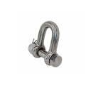 Marine T316 Stainless Steel Forged Bolt Pin Chain Shackle, Mil Spec Boat Rigging Shackle for Chain, Rope, Cable, and Anchor Use