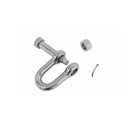 Marine T316 Stainless Steel Forged Bolt Pin Chain Shackle, Mil Spec Boat Rigging Shackle for Chain, Rope, Cable, and Anchor Use