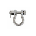 Mil Spec T316 Stainless Steel Bolt Pin Anchor Shackle, Non-Magnetic Drop Forged Marine Rigging Shackle for Boat and Chain