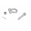 Mil Spec T316 Stainless Steel Bolt Pin Anchor Shackle, Non-Magnetic Drop Forged Marine Rigging Shackle for Boat and Chain