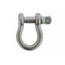 Mil Spec T316 Stainless Steel Screw Pin Anchor Shackle, Drop Forged Non-Magnetic Marine Rigging Shackle for Boat and Chain