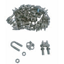 Marine Industrial Heavy Duty Wire Rope Clip Clamp, Stainless Steel Cable Clamp for Rigging, Cable, Rope, and Outdoor Use