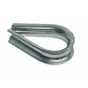 Stainless Steel T316 Light Duty Wire Rope Thimble, Marine Rigging Cable Eye Loop Protector for Boat, Dock, and Outdoor Use - PACK 10