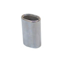 T316 Stainless Steel Chamfer Wire Rope Cable Clip Oval Sleeve, Crimping Tube Connector for Cable, Rigging, and Outdoor Use - PACK 10
