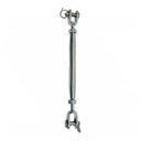 T316 Stainless Steel Closed Body Jaw Jaw Turnbuckle, Marine Grade Rigging Tensioner for Cable, Chain, Rope, and Boat Hardware - PACK 5