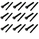 Stainless Steel Black Oxide Invisible Receiver End Fittings, Cable Railing Hardware for 1/8" and 3/16" Cable