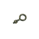 Marine Boat T316 Stainless Steel Turned Eye Bolt, Eye Screw with Nut and Washer Included for Dock, Deck, and Rigging Use