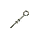 Marine Boat T316 Stainless Steel Turned Eye Bolt, Eye Screw with Nut and Washer Included for Dock, Deck, and Rigging Use