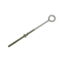 Marine Boat T316 Stainless Steel Turned Eye Bolt, Eye Screw with Nut and Washer Included for Dock, Deck, and Rigging Use
