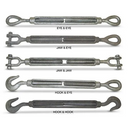 Galvanized Drop Forged Carbon Steel Turnbuckle, Rigging Tensioner for Cable, Wire Rope, Chain, and Outdoor Hardware
