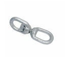 Galvanized Steel Eye & Eye Swivel for Marine Boats, Mooring Connector and Rigging Hardware for Chain, Rope, and Cable
