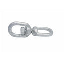 Galvanized Steel Eye & Eye Swivel for Marine Boats, Mooring Connector and Rigging Hardware for Chain, Rope, and Cable