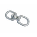 Galvanized Steel Eye & Eye Swivel for Marine Boats, Mooring Connector and Rigging Hardware for Chain, Rope, and Cable