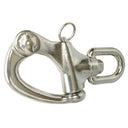 T316 Stainless Steel Marine Boat Swivel Eye Snap Shackle, Bail Sailboat Quick Release Rigging Hardware - PACK 5
