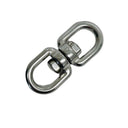 316 Stainless Steel Eye Eye Swivel, Marine Mooring Connector for Boat, Anchor, Chain, Rope, and Cable