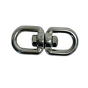 316 Stainless Steel Eye Eye Swivel, Marine Mooring Connector for Boat, Anchor, Chain, Rope, and Cable
