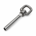 T316 Stainless Steel Swivel Gate Eye Hand Swage Stud, Marine Cable Wire Rope Fitting for Deck, Lifeline, Rigging - PACK 4