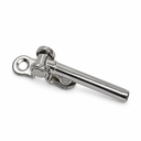 T316 Stainless Steel Swage Deck Toggle Terminal, Cable Railing Wire Rope Fitting for Deck, Stair, Lifeline - PACK 5
