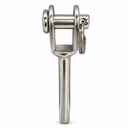 T316 Stainless Steel Hand Swage Jaw Terminal, Marine Cable Railing Wire Rope Fitting for Dock, Deck, Lifeline, Outdoor Use - PACK 5
